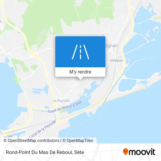 Rond-Point Du Mas De Reboul plan