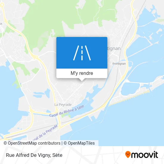 Rue Alfred De Vigny plan