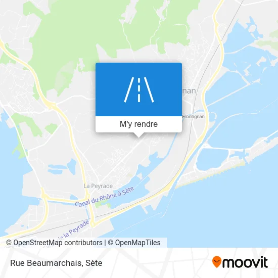 Rue Beaumarchais plan