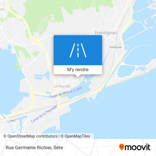 Rue Germaine Richier plan