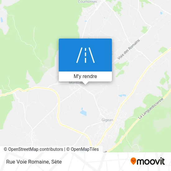 Rue Voie Romaine plan