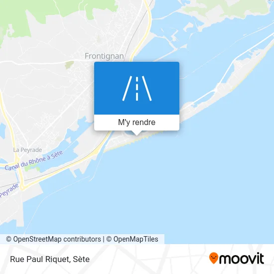 Rue Paul Riquet plan