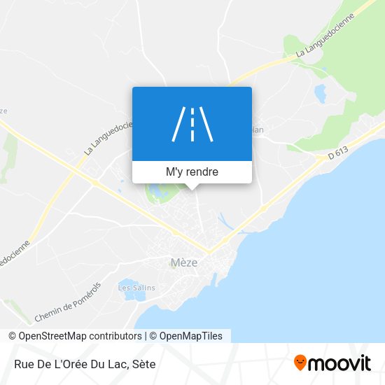 Rue De L'Orée Du Lac plan