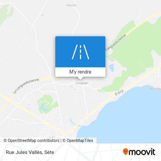 Rue Jules Vallès plan