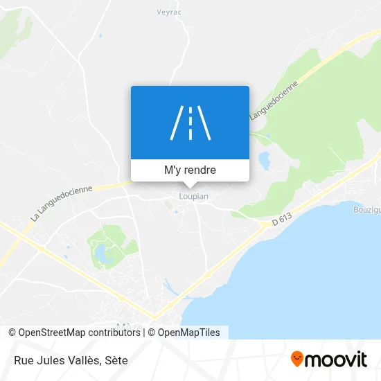 Rue Jules Vallès plan