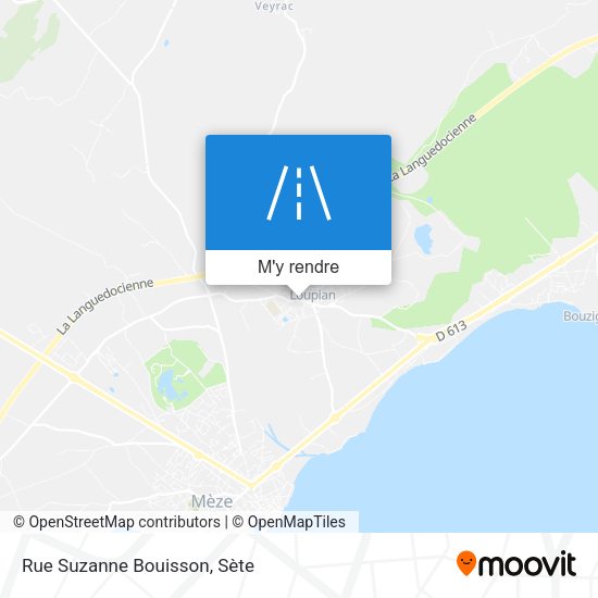 Rue Suzanne Bouisson plan
