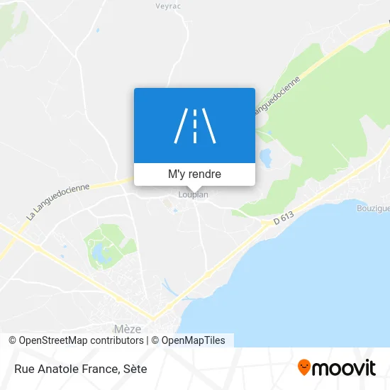 Rue Anatole France plan