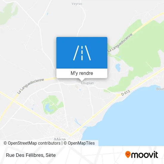 Rue Des Félibres plan