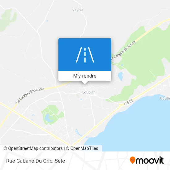 Rue Cabane Du Cric plan