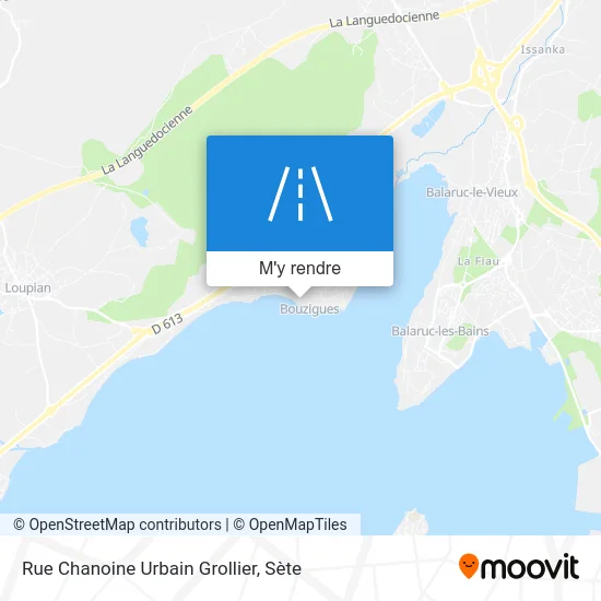 Rue Chanoine Urbain Grollier plan