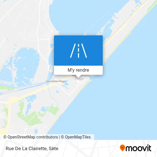 Rue De La Clairette plan