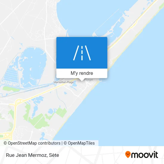 Rue Jean Mermoz plan