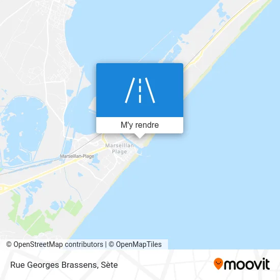 Rue Georges Brassens plan