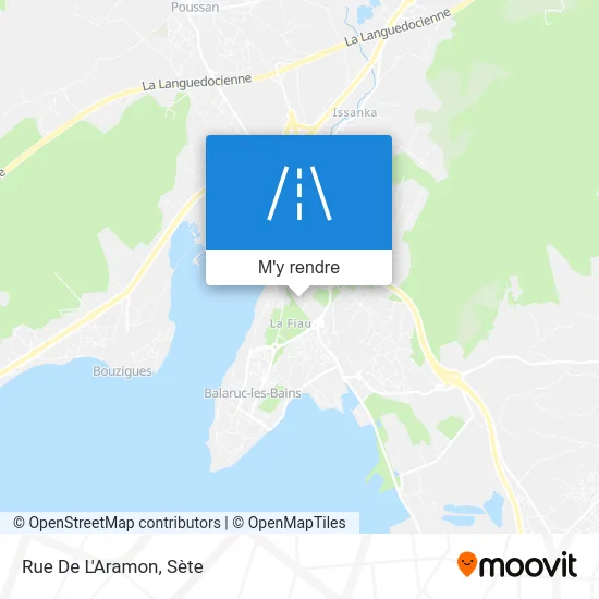 Rue De L'Aramon plan