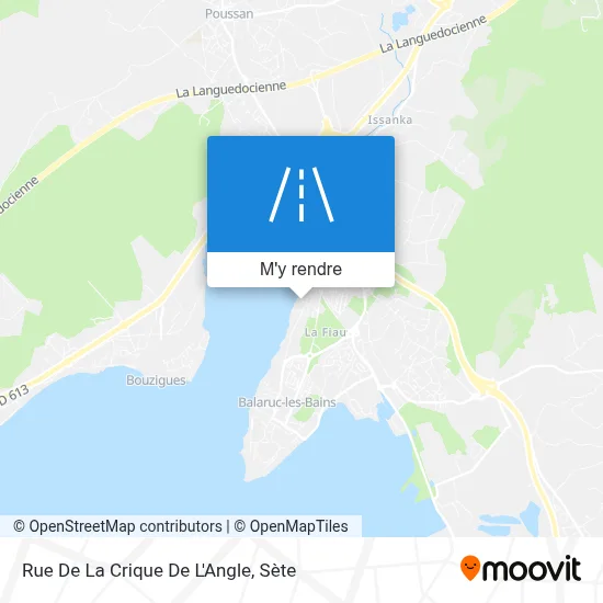 Rue De La Crique De L'Angle plan