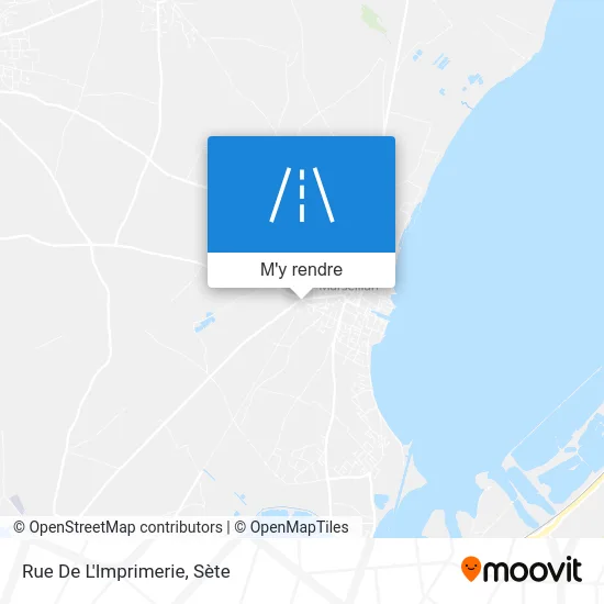 Rue De L'Imprimerie plan