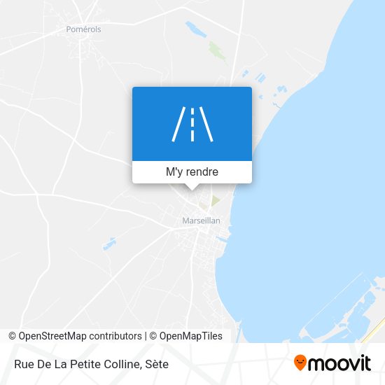 Rue De La Petite Colline plan