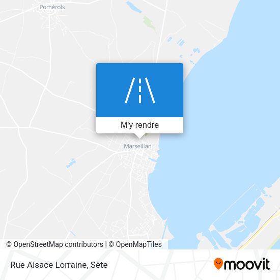 Rue Alsace Lorraine plan