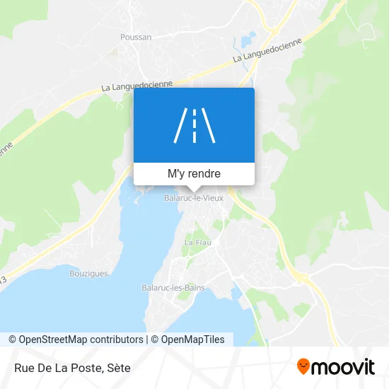 Rue De La Poste plan