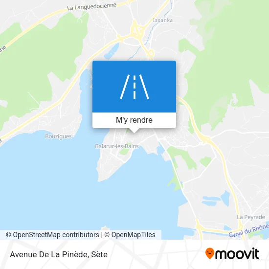 Avenue De La Pinède plan