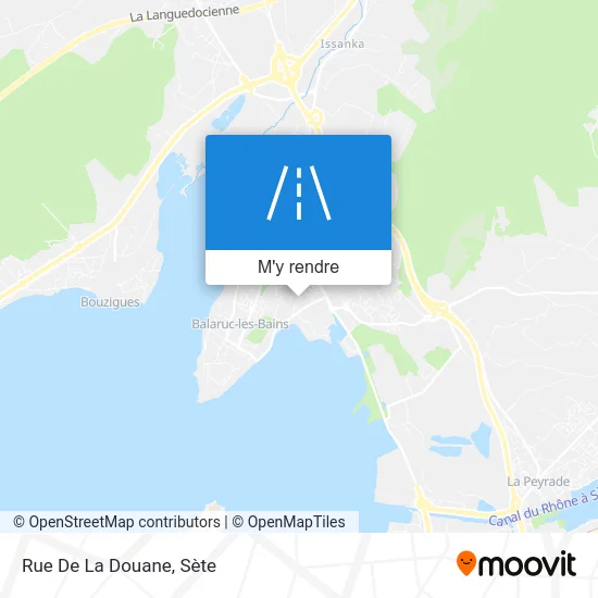 Rue De La Douane plan