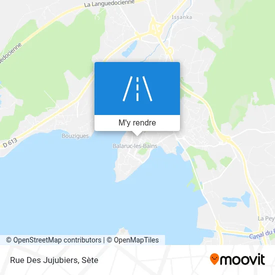 Rue Des Jujubiers plan