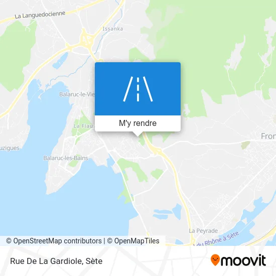 Rue De La Gardiole plan