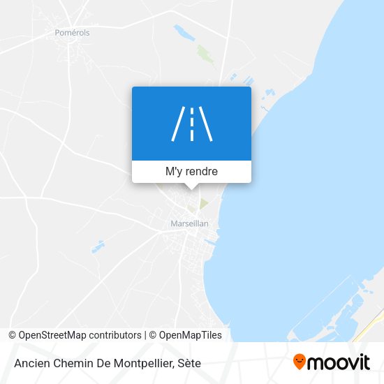 Ancien Chemin De Montpellier plan