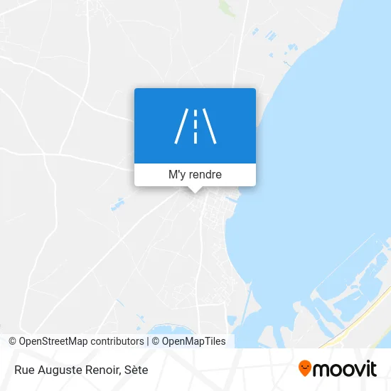 Rue Auguste Renoir plan