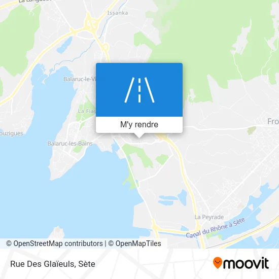 Rue Des Glaïeuls plan