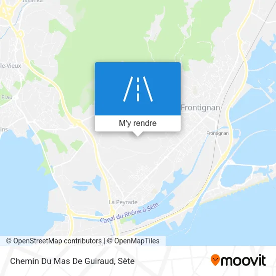 Chemin Du Mas De Guiraud plan