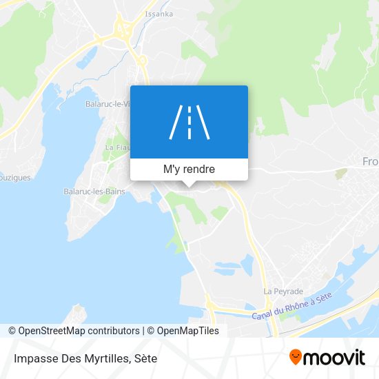 Impasse Des Myrtilles plan