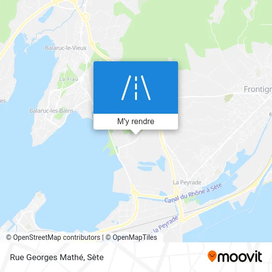 Rue Georges Mathé plan