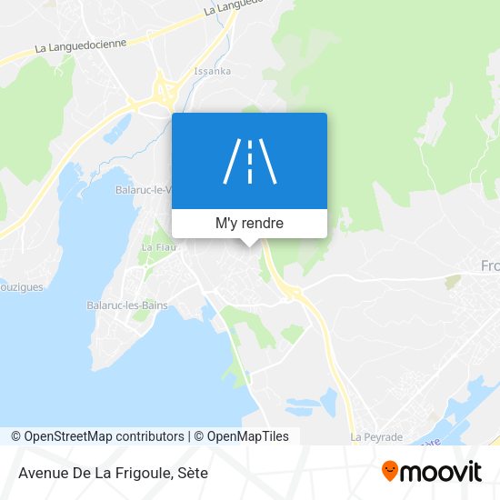 Avenue De La Frigoule plan