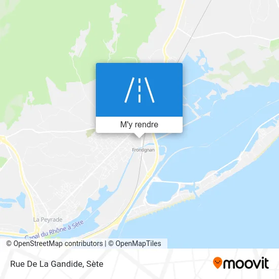 Rue De La Gandide plan