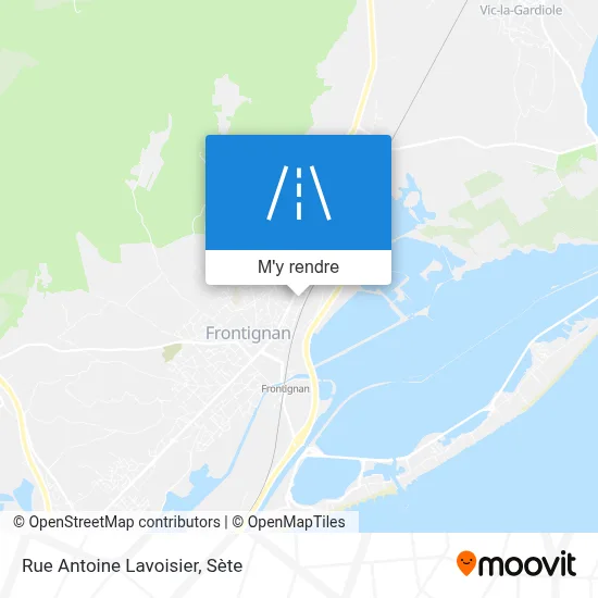 Rue Antoine Lavoisier plan