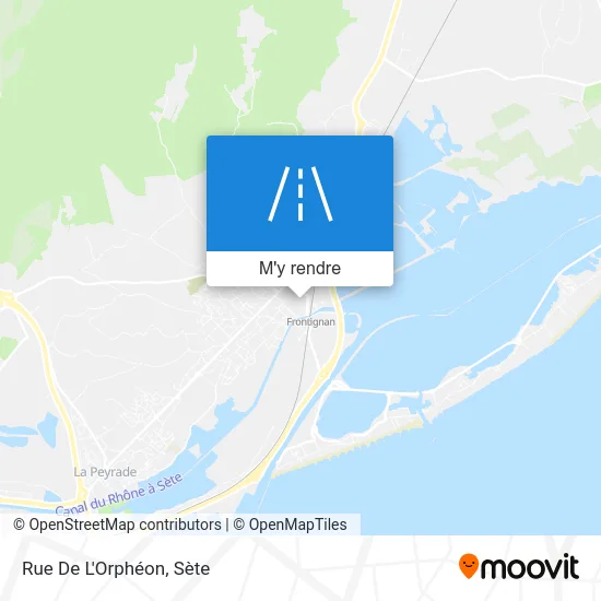 Rue De L'Orphéon plan