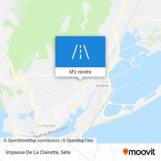 Impasse De La Clairette plan