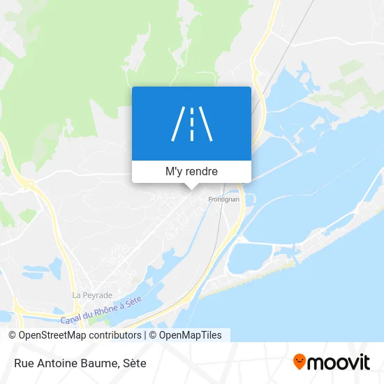 Rue Antoine Baume plan