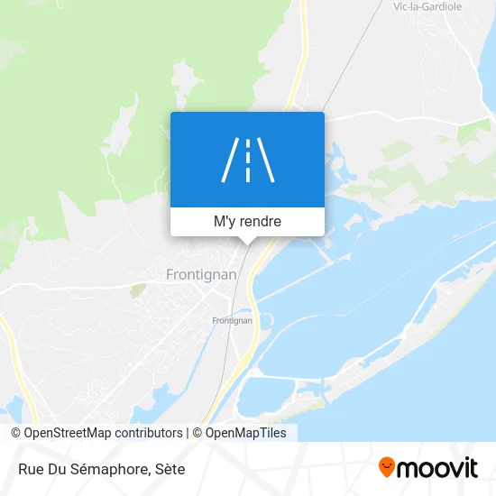 Rue Du Sémaphore plan