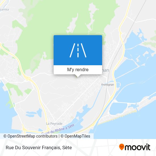 Rue Du Souvenir Français plan