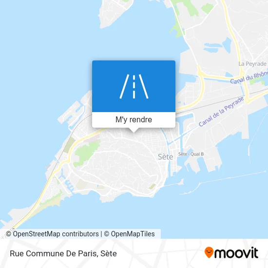 Rue Commune De Paris plan