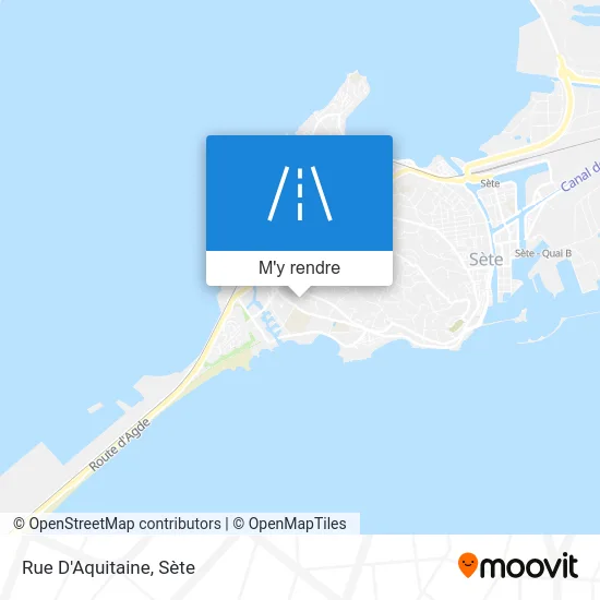 Rue D'Aquitaine plan