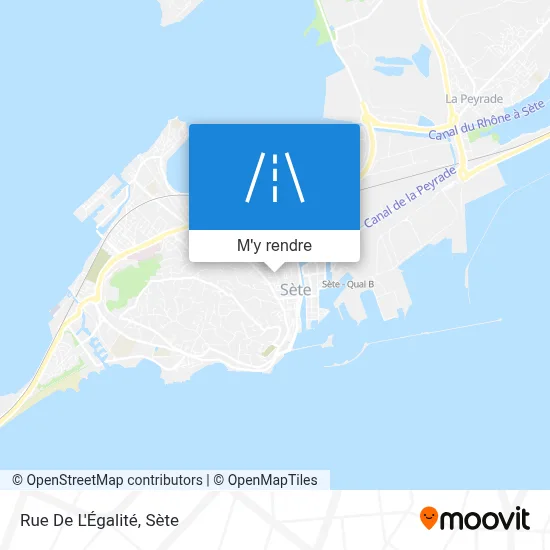 Rue De L'Égalité plan