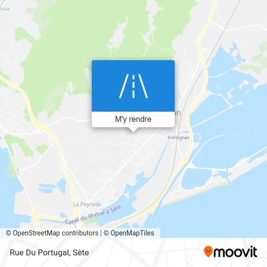 Rue Du Portugal plan