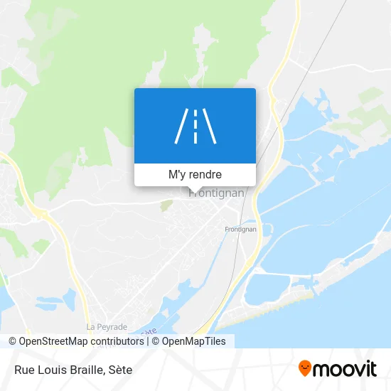 Rue Louis Braille plan