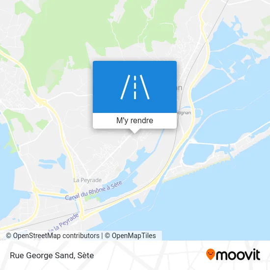 Rue George Sand plan