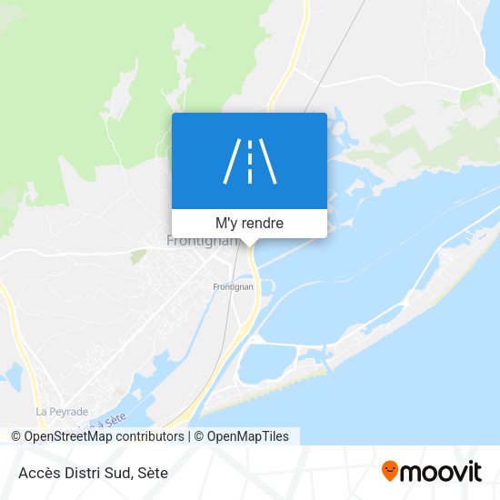 Accès Distri Sud plan
