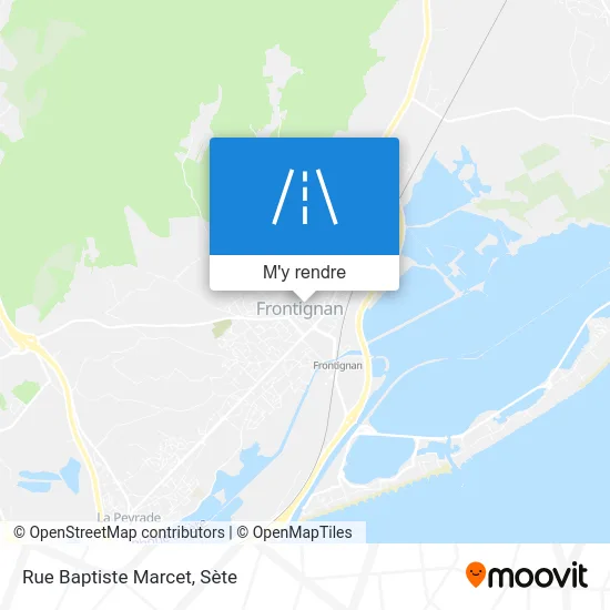 Rue Baptiste Marcet plan