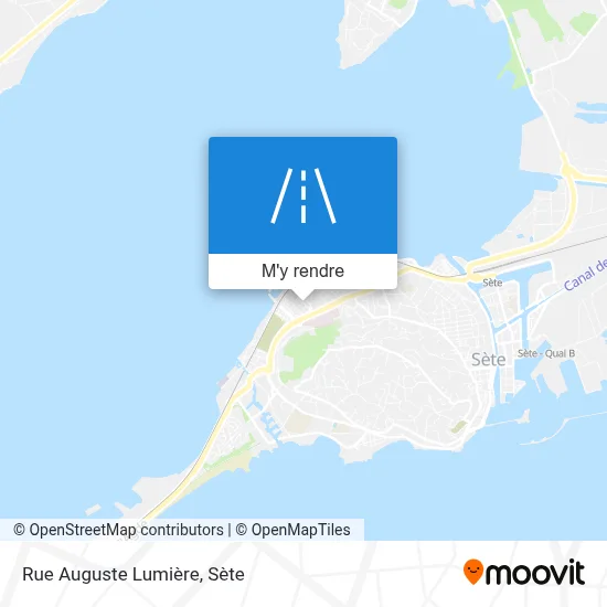 Rue Auguste Lumière plan